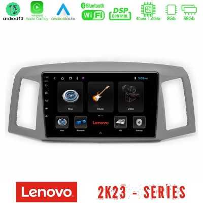 Lenovo Car Pad Jeep Grand Cherokee 2005-2007 4core Android 13 2+32GB Navigation Multimedia Tablet 10"