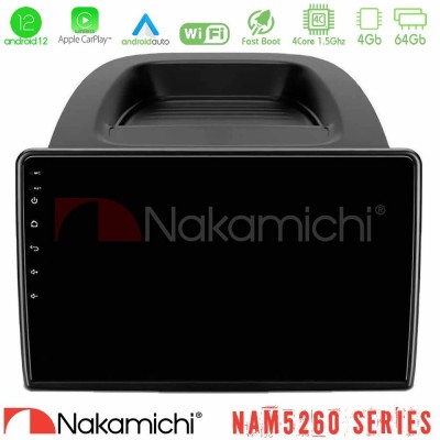 Nakamichi NAM5260 Series 4Core Android13 4+64GB Ford Ecosport 2018-2020 Navigation Multimedia Tablet 10" Με Carplay & Android Au