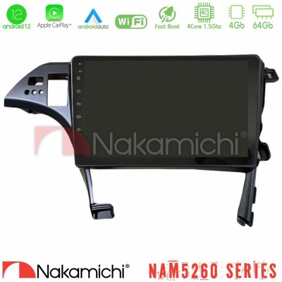 Nakamichi NAM5260 Series 4Core Android12 4+64GB Toyota Prius 2010-2015 Navigation Multimedia Tablet 10" Με Carplay & Android Aut Nakamichi NAM5260 Series 4Core Android12 4+64GB Toyota Prius 2010-2015 Navigation Multimedia Tablet 10" Με Carplay & Android Aut