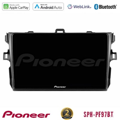Pioneer SPH-PF97BT Series Toyota Corolla 2007-2012 Multimedia Station 9" (Tablet Style) Με Carplay & Android Auto