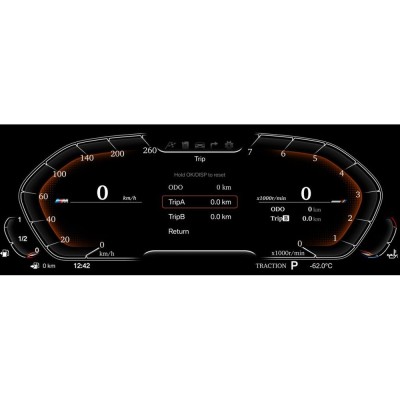 BMW X6 E71 2008-2013 Digital LCD Instrument Cluster 12,3" με HD οθόνη 1920*720