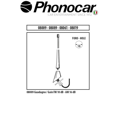 08.019 PHONOCAR 08.019 PHONOCAR