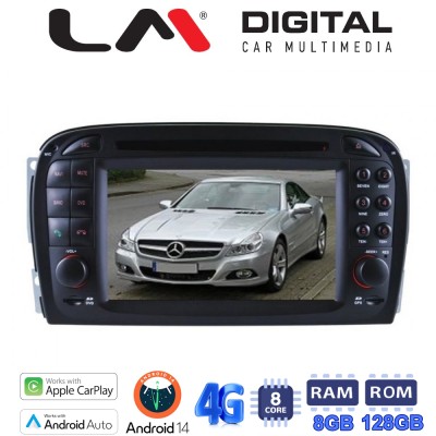 LM Digital - LM G817M6 Οθόνη OEM Multimedia Αυτοκινήτου για MERCEDES SL (R230) 10/2001 12/2006 (CarPlay/AndroidAuto/BT/GPS/WIFI