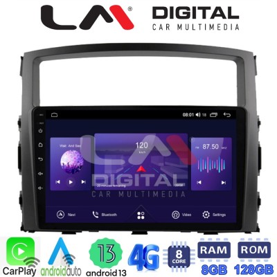 LM Digital - LM ZT8038 GPS Οθόνη OEM Multimedia Αυτοκινήτου για MITSUBISHI PAJERO 20062014 (CarPlay/AndroidAuto/BT/GPS/WIFI/GPRS