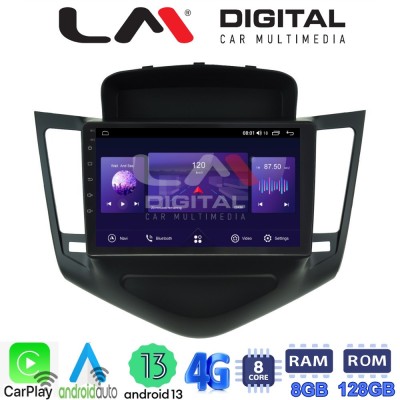 LM Digital - LM ZT8045 GPS Οθόνη OEM Multimedia Αυτοκινήτου για CHEVROLET CRUZE 20082013 (CarPlay/AndroidAuto/BT/GPS/WIFI/GPRS)