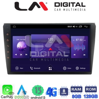 LM Digital - LM ZT8050 GPS Οθόνη OEM Multimedia Αυτοκινήτου για AUDI A4 (8E) 20012008 (CarPlay/AndroidAuto/BT/GPS/WIFI/GPRS) LM Digital - LM ZT8050 GPS Οθόνη OEM Multimedia Αυτοκινήτου για AUDI A4 (8E) 20012008 (CarPlay/AndroidAuto/BT/GPS/WIFI/GPRS)