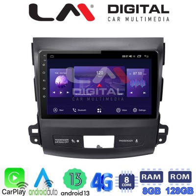 LM Digital - LM ZT8056 GPS Οθόνη OEM Multimedia Αυτοκινήτου για OUTLANDER, C CROSSER,4007 20062012 (CarPlay/AndroidAuto/BT/GPS/W