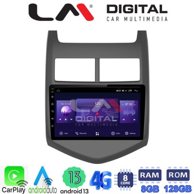 LM Digital - LM ZT8107 GPS Οθόνη OEM Multimedia Αυτοκινήτου για CHEVROLET AVEO 2012 (CarPlay/AndroidAuto/BT/GPS/WIFI/GPRS)