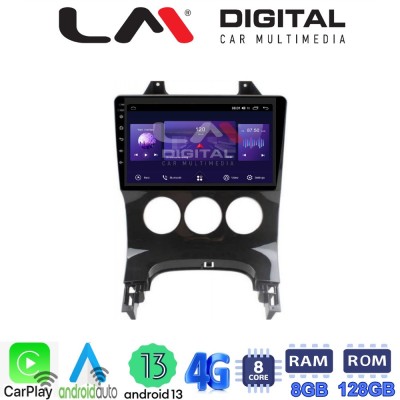 LM Digital - LM ZT8323A GPS Οθόνη OEM Multimedia Αυτοκινήτου για PEUGEOT 3008 20092016 & 206 20022006 (CarPlay/AndroidAuto/BT/GP LM Digital - LM ZT8323A GPS Οθόνη OEM Multimedia Αυτοκινήτου για PEUGEOT 3008 20092016 & 206 20022006 (CarPlay/AndroidAuto/BT/GP