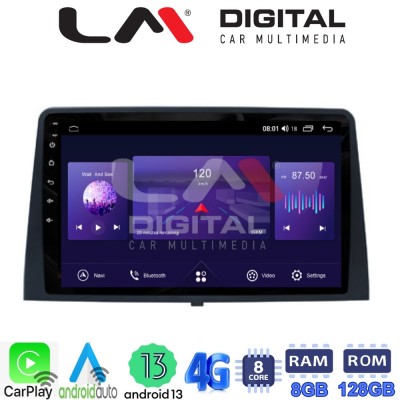 LM Digital - LM ZT8330 GPS Οθόνη OEM Multimedia Αυτοκινήτου για CITROEN BERLINGO - PEUGEOT PARTNER 2019 (CarPlay/AndroidAuto/BT/