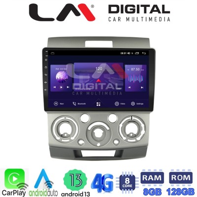 LM Digital - LM ZT8360 GPS Οθόνη OEM Multimedia Αυτοκινήτου για MAZDA BT 50 & FORD RANGER 20062011 (CarPlay/AndroidAuto/BT/GPS/W