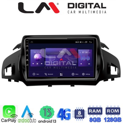 LM Digital - LM ZT8362 GPS Οθόνη OEM Multimedia Αυτοκινήτου για FORD KUGA 2013 & C-MAX 2011 (CarPlay/AndroidAuto/BT/GPS/WIFI/GPR