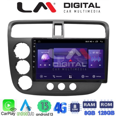 LM Digital - LM ZT8373 GPS Οθόνη OEM Multimedia Αυτοκινήτου για HONDA CIVIC 4πορτο 2001 2006 (CarPlay/AndroidAuto/BT/GPS/WIFI/G LM Digital - LM ZT8373 GPS Οθόνη OEM Multimedia Αυτοκινήτου για HONDA CIVIC 4πορτο 2001 2006 (CarPlay/AndroidAuto/BT/GPS/WIFI/G
