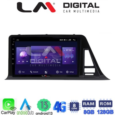 LM Digital - LM ZT8445 GPS Οθόνη OEM Multimedia Αυτοκινήτου για Toyota CH-R 2017 (CarPlay/AndroidAuto/BT/GPS/WIFI/GPRS)