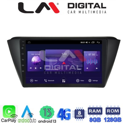 LM Digital - LM ZT8541 GPS Οθόνη OEM Multimedia Αυτοκινήτου για SKODA FABIA 2015 (CarPlay/AndroidAuto/BT/GPS/WIFI/GPRS)