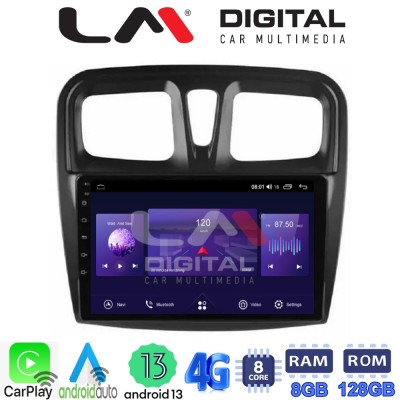 LM Digital - LM ZT8557 GPS Οθόνη OEM Multimedia Αυτοκινήτου για Dacia Santero 2012 2020 (CarPlay/AndroidAuto/BT/GPS/WIFI/GPRS)