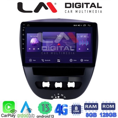 LM Digital - LM ZT8560 GPS Οθόνη OEM Multimedia Αυτοκινήτου για Aygo & C1 & 107 '05'14 (CarPlay/AndroidAuto/BT/GPS/WIFI/GPRS) LM Digital - LM ZT8560 GPS Οθόνη OEM Multimedia Αυτοκινήτου για Aygo & C1 & 107 '05'14 (CarPlay/AndroidAuto/BT/GPS/WIFI/GPRS)
