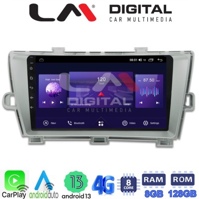 LM Digital - LM ZT8561 GPS Οθόνη OEM Multimedia Αυτοκινήτου για TOYOTA PRIUS 20092016 (CarPlay/AndroidAuto/BT/GPS/WIFI/GPRS)