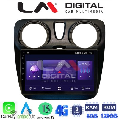LM Digital - LM ZT8657 GPS Οθόνη OEM Multimedia Αυτοκινήτου για Dacia Dokker 2012 (CarPlay/AndroidAuto/BT/GPS/WIFI/GPRS)