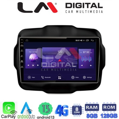 LM Digital - LM ZT8952 GPS Οθόνη OEM Multimedia Αυτοκινήτου για RENEGADE 2014 (CarPlay/AndroidAuto/BT/GPS/WIFI/GPRS)