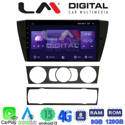 LM Digital - LM ZT8170 GPS Οθόνη OEM Multimedia Αυτοκινήτου για BMW σειρά 1 (E81 - E82 - E87 -E88) (CarPlay/AndroidAuto/BT/GPS/W