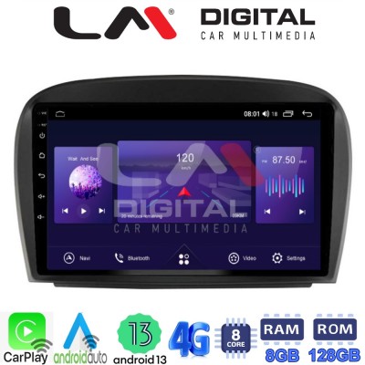LM Digital - LM ZT8817 GPS Οθόνη OEM Multimedia Αυτοκινήτου για Mercedes SL 2009 2014 (CarPlay/AndroidAuto/BT/GPS/WIFI/GPRS)