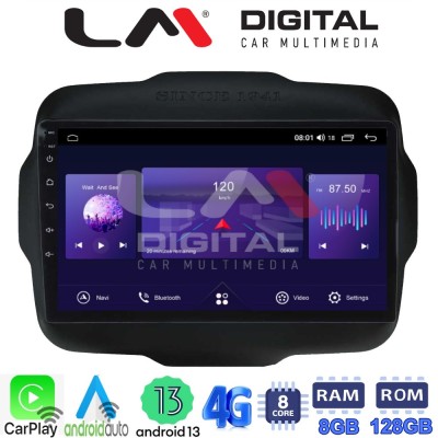 LM Digital - LM ZT8273 GPS Οθόνη OEM Multimedia Αυτοκινήτου για Jeep Gran Cherokee 2014 (CarPlay/AndroidAuto/BT/GPS/WIFI/GPRS)