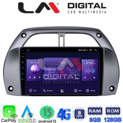 LM Digital - LM ZT8071 GPS Οθόνη OEM Multimedia Αυτοκινήτου για Toyota Rav 4 2001 2006 (CarPlay/AndroidAuto/BT/GPS/WIFI/GPRS)