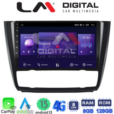 LM Digital - LM ZT8170B GPS Οθόνη OEM Multimedia Αυτοκινήτου για BMW σειρά 1 (E81 - E82 - E87 -E88) (CarPlay/AndroidAuto/BT/GPS/