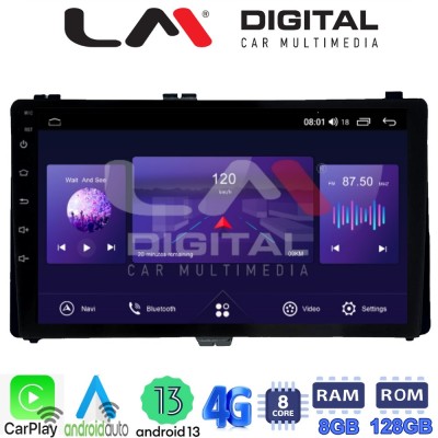 LM Digital - LM ZT8418 GPS Οθόνη OEM Multimedia Αυτοκινήτου για Toyota Auris '15 & Corolla '17-'19 (CarPlay/AndroidAuto/BT/GPS/W LM Digital - LM ZT8418 GPS Οθόνη OEM Multimedia Αυτοκινήτου για Toyota Auris '15 & Corolla '17-'19 (CarPlay/AndroidAuto/BT/GPS/W