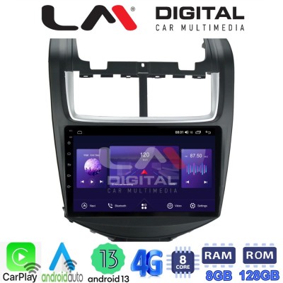LM Digital - LM ZT8108 GPS Οθόνη OEM Multimedia Αυτοκινήτου για Chevrolet Aveo 20142017 (CarPlay/AndroidAuto/BT/GPS/WIFI/GPRS)