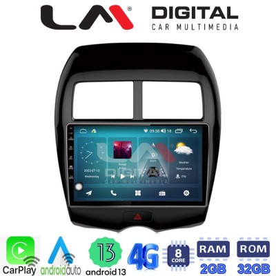 LM Digital - LM ZR8026 GPS Οθόνη OEM Multimedia Αυτοκινήτου για MITSUBISHI ASX 2008 (CarPlay/AndroidAuto/BT/GPS/WIFI/GPRS)