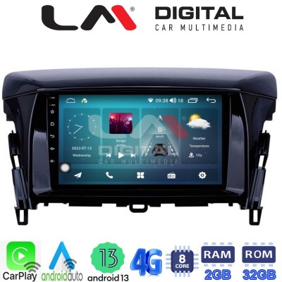 LM Digital - LM ZR8030 GPS Οθόνη OEM Multimedia Αυτοκινήτου για MITSUBISHI ECLIPSE CROSS 2018 (CarPlay/AndroidAuto/BT/GPS/WIFI/G