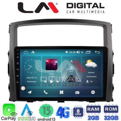 LM Digital - LM ZR8038 GPS Οθόνη OEM Multimedia Αυτοκινήτου για MITSUBISHI PAJERO 20062014 (CarPlay/AndroidAuto/BT/GPS/WIFI/GPRS LM Digital - LM ZR8038 GPS Οθόνη OEM Multimedia Αυτοκινήτου για MITSUBISHI PAJERO 20062014 (CarPlay/AndroidAuto/BT/GPS/WIFI/GPRS