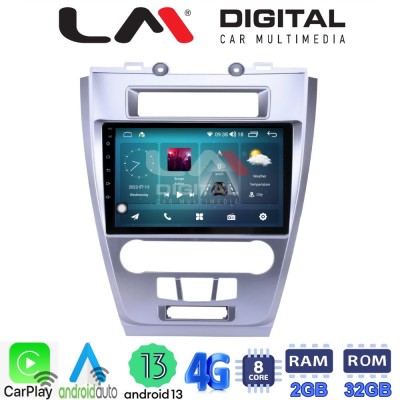LM Digital - LM ZR8047 GPS Οθόνη OEM Multimedia Αυτοκινήτου για Ford Fusion 20122017 (CarPlay/AndroidAuto/BT/GPS/WIFI/GPRS)