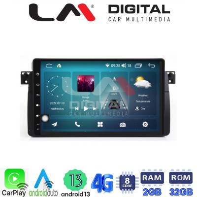 LM Digital - LM ZR8052 GPS Οθόνη OEM Multimedia Αυτοκινήτου για BMW Σειρά 3 (E46) 19982005 (CarPlay/AndroidAuto/BT/GPS/WIFI/GPRS LM Digital - LM ZR8052 GPS Οθόνη OEM Multimedia Αυτοκινήτου για BMW Σειρά 3 (E46) 19982005 (CarPlay/AndroidAuto/BT/GPS/WIFI/GPRS