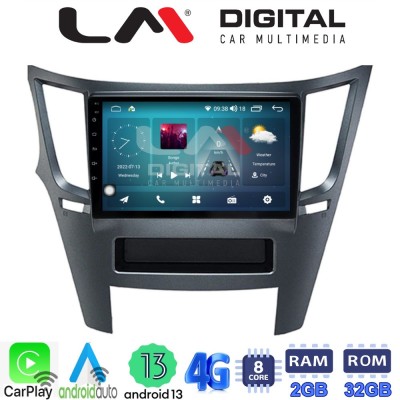 LM Digital - LM ZR8061 GPS Οθόνη OEM Multimedia Αυτοκινήτου για Subaru Legacy-Outback 20092013 (CarPlay/AndroidAuto/BT/GPS/WIFI/