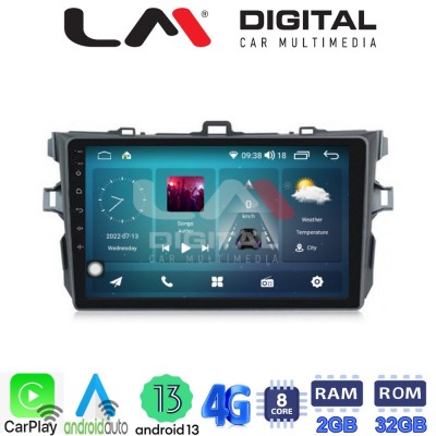 LM Digital - LM ZR8063 GPS Οθόνη OEM Multimedia Αυτοκινήτου για TOYOTA COROLLA 20062012 (CarPlay/AndroidAuto/BT/GPS/WIFI/GPRS) LM Digital - LM ZR8063 GPS Οθόνη OEM Multimedia Αυτοκινήτου για TOYOTA COROLLA 20062012 (CarPlay/AndroidAuto/BT/GPS/WIFI/GPRS)