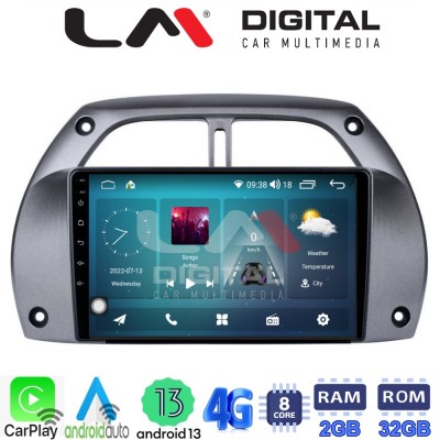LM Digital - LM ZR8071 GPS Οθόνη OEM Multimedia Αυτοκινήτου για Toyota Rav 4 2001 2006 (CarPlay/AndroidAuto/BT/GPS/WIFI/GPRS)