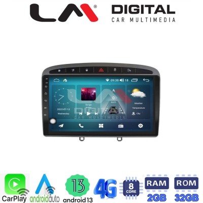LM Digital - LM ZR8083 GPS Οθόνη OEM Multimedia Αυτοκινήτου για PG 308 20072012 (CarPlay/AndroidAuto/BT/GPS/WIFI/GPRS) LM Digital - LM ZR8083 GPS Οθόνη OEM Multimedia Αυτοκινήτου για PG 308 20072012 (CarPlay/AndroidAuto/BT/GPS/WIFI/GPRS)