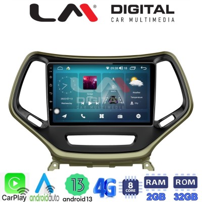 LM Digital - LM ZR8119 GPS Οθόνη OEM Multimedia Αυτοκινήτου για JEEP CHEROKEE 2014 (CarPlay/AndroidAuto/BT/GPS/WIFI/GPRS)