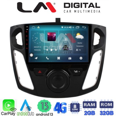 LM Digital - LM ZR8150 GPS Οθόνη OEM Multimedia Αυτοκινήτου για FORD FOCUS 20152018 (CarPlay/AndroidAuto/BT/GPS/WIFI/GPRS)