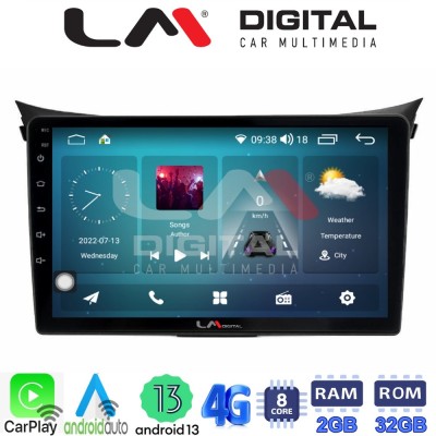 LM Digital - LM ZR8156 GPS Οθόνη OEM Multimedia Αυτοκινήτου για Hyundai i30 2012 2017 (CarPlay/AndroidAuto/BT/GPS/WIFI/GPRS)