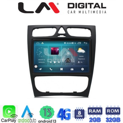 LM Digital - LM ZR8171 GPS Οθόνη OEM Multimedia Αυτοκινήτου για MERCEDES C (W203) - CLK (W208) (CarPlay/AndroidAuto/BT/GPS/WIFI/ LM Digital - LM ZR8171 GPS Οθόνη OEM Multimedia Αυτοκινήτου για MERCEDES C (W203) - CLK (W208) (CarPlay/AndroidAuto/BT/GPS/WIFI/