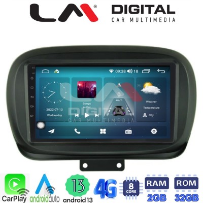 LM Digital - LM ZR8199 GPS Οθόνη OEM Multimedia Αυτοκινήτου για FIAT 500X 2014 (CarPlay/AndroidAuto/BT/GPS/WIFI/GPRS)