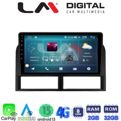 LM Digital - LM ZR8201 GPS Οθόνη OEM Multimedia Αυτοκινήτου για Jeep Gran Cherokee 1999 2004 (CarPlay/AndroidAuto/BT/GPS/WIFI/G
