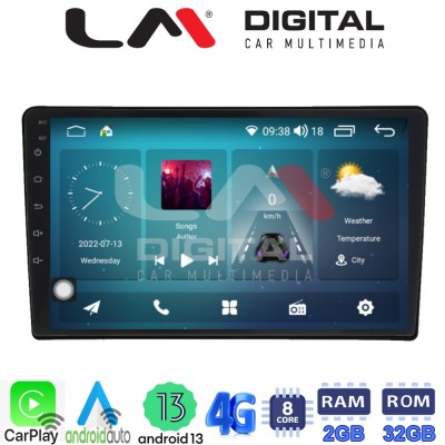 LM Digital - LM ZR8202 GPS Οθόνη OEM Multimedia Αυτοκινήτου για Jeep 2007 (CarPlay/AndroidAuto/BT/GPS/WIFI/GPRS)