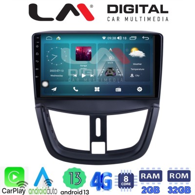 LM Digital - LM ZR8207 GPS Οθόνη OEM Multimedia Αυτοκινήτου για PEUGEOT 207 20072013 (CarPlay/AndroidAuto/BT/GPS/WIFI/GPRS) LM Digital - LM ZR8207 GPS Οθόνη OEM Multimedia Αυτοκινήτου για PEUGEOT 207 20072013 (CarPlay/AndroidAuto/BT/GPS/WIFI/GPRS)