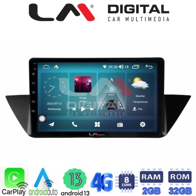 LM Digital - LM ZR8219 GPS Οθόνη OEM Multimedia Αυτοκινήτου για BMW X1 (E84) 20092014 (CarPlay/AndroidAuto/BT/GPS/WIFI/GPRS)