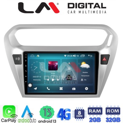LM Digital - LM ZR8294 GPS Οθόνη OEM Multimedia Αυτοκινήτου για Citroen Elyse '13 Peugeot 301 '13 (CarPlay/AndroidAuto/BT/GPS/WI LM Digital - LM ZR8294 GPS Οθόνη OEM Multimedia Αυτοκινήτου για Citroen Elyse '13 Peugeot 301 '13 (CarPlay/AndroidAuto/BT/GPS/WI